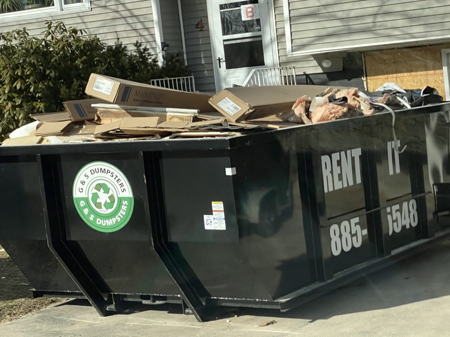 Dumpster Size Guide G&S Dumpsters